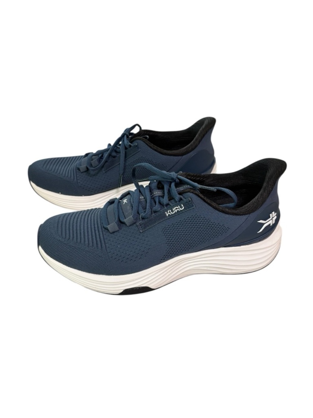 KURU Atom 2 Shoes Mens 10.5 Medium Blue Mesh Athletic Walking Sneakers Comfort